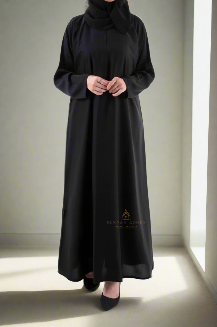 Black Plain Abaya – High-Quality, Modest & Elegant Islamic Wear for Everyday & Special Occasions