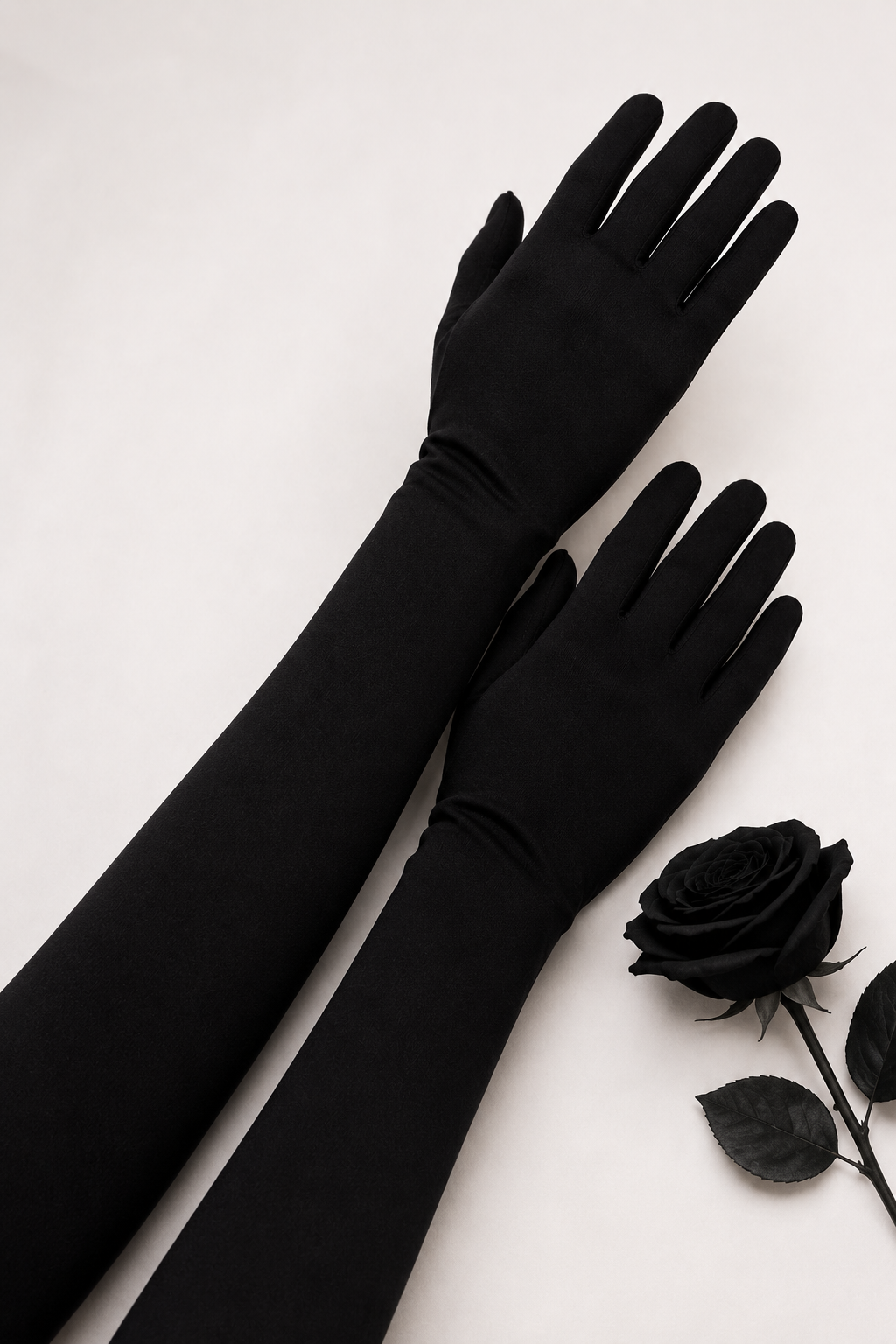 Women's black modest gloves – Sunnah Goods