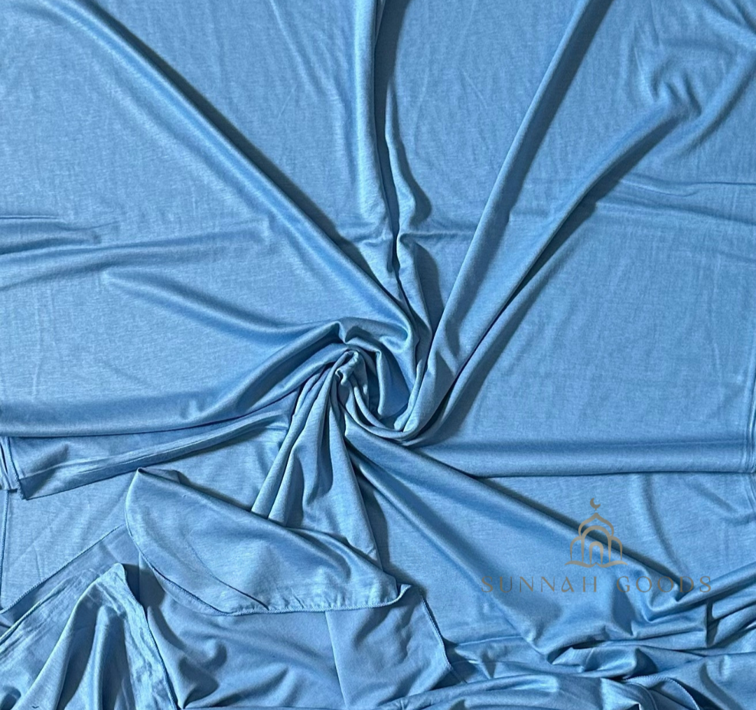 baby blue jersey hijab