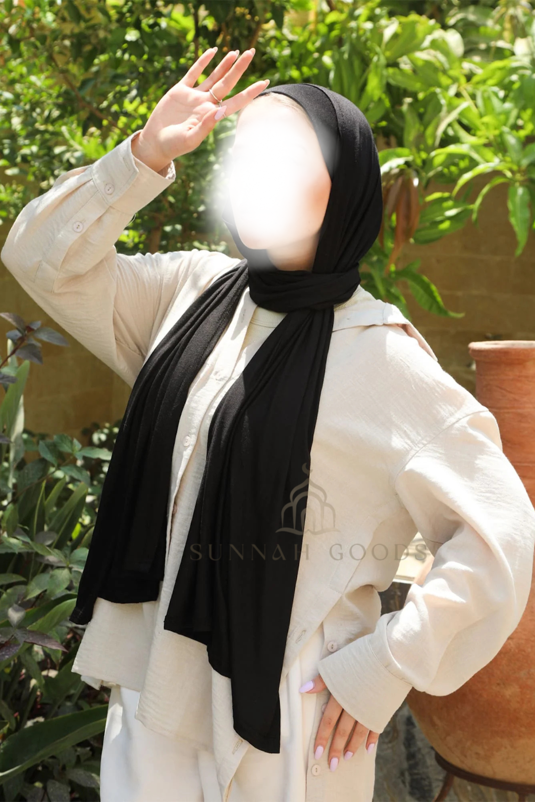 black jersey hijab