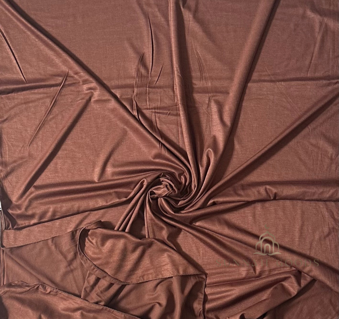 brown jersey hijab