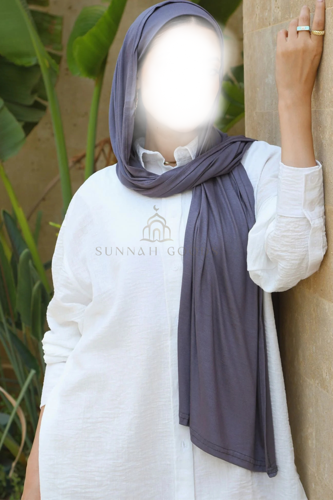 charcoal jersey hijab