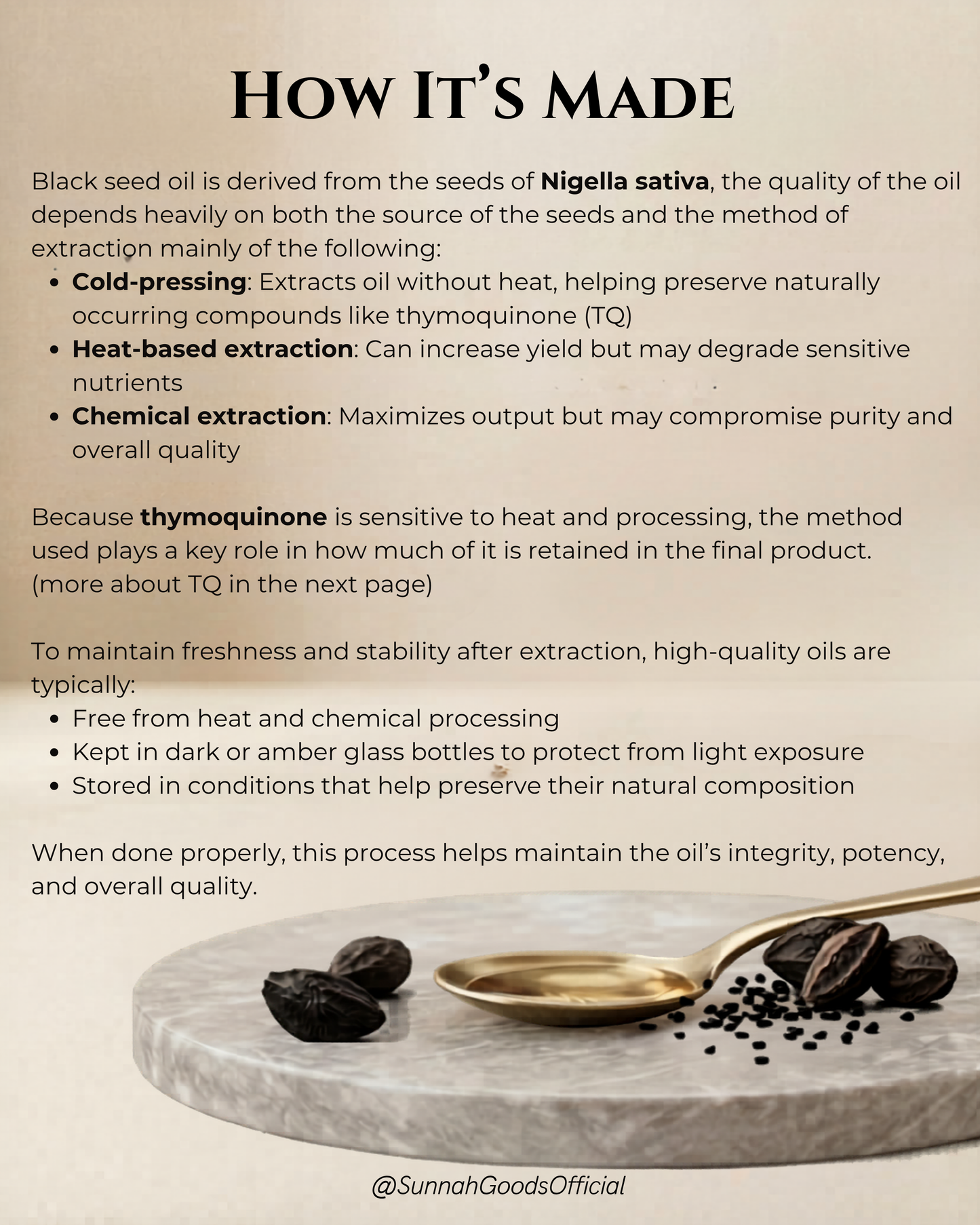 Sunnah Goods Black Seed Oil - 8oz