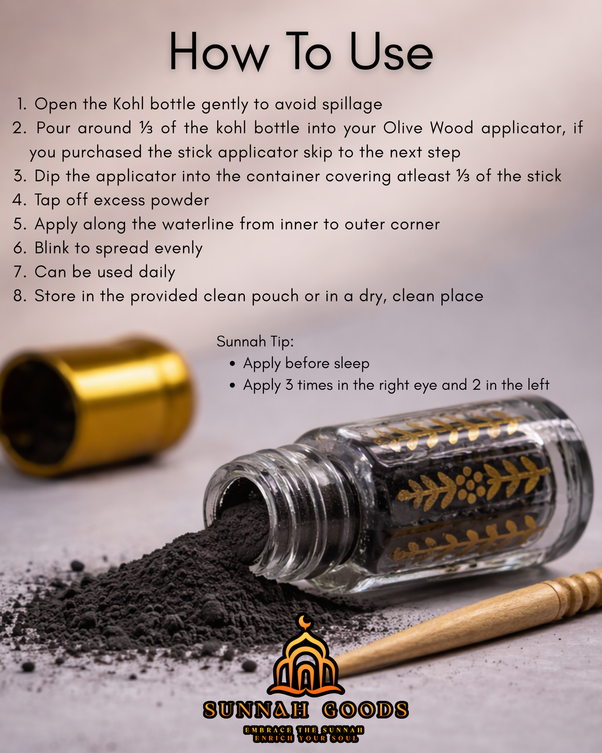 Arabic Kohl Premium Authentic Ithmid Kohl | Egyptian Arabian Eye Kohl – Sunnah Goods