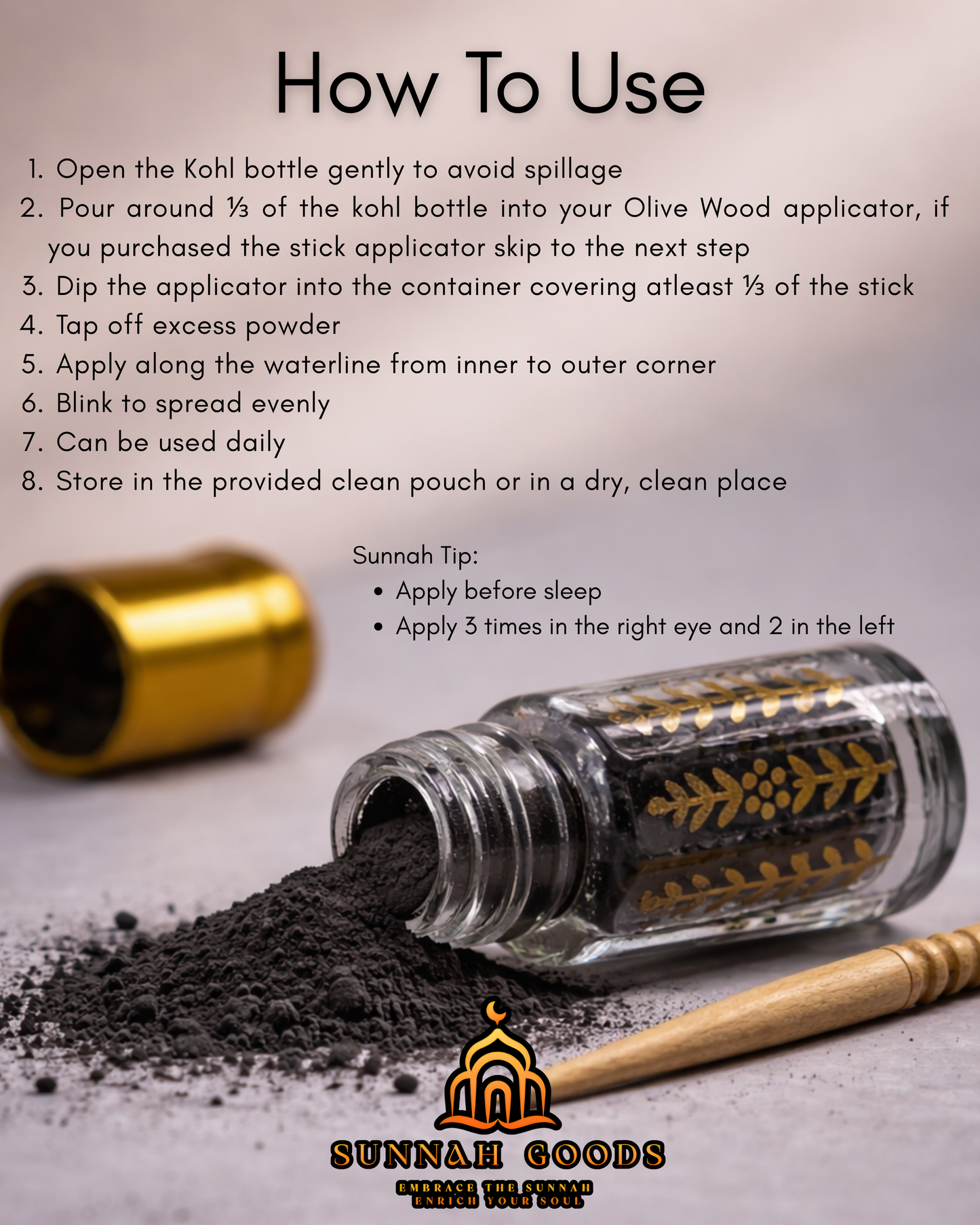 Premium Authentic Ithmid Kohl | Traditional Arabian Kohl for Eye Care & Beauty