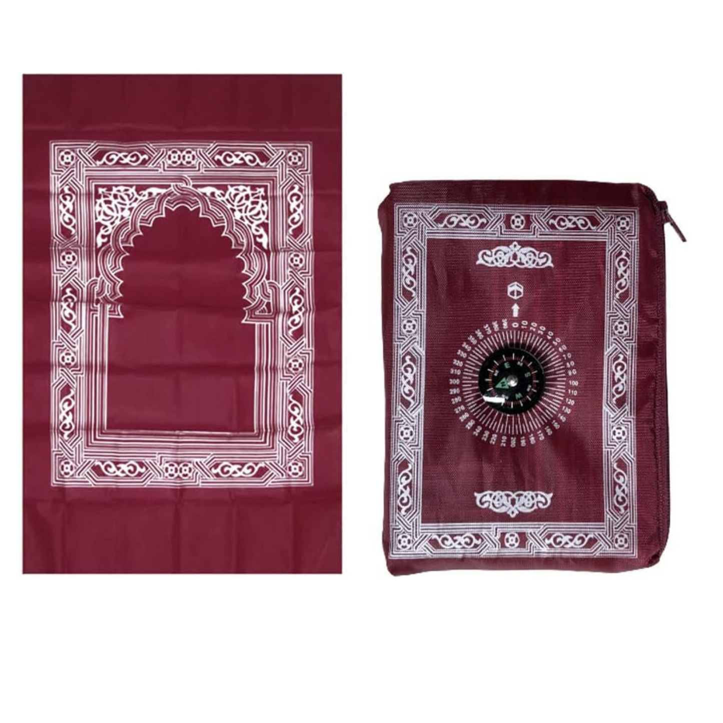 Portable Waterproof Travel Prayer Mat - with Compass