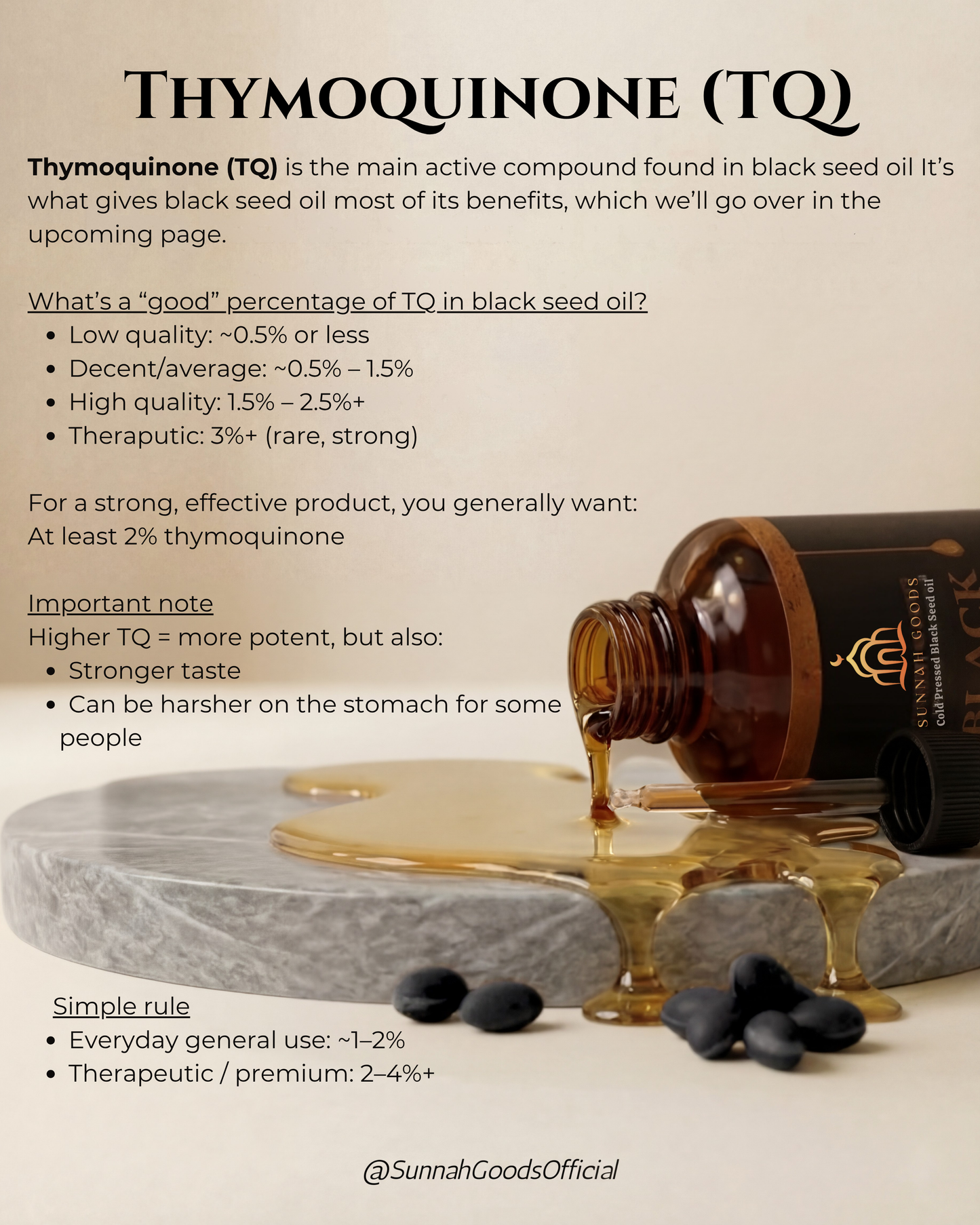 Sunnah Goods Black Seed Oil - 8oz