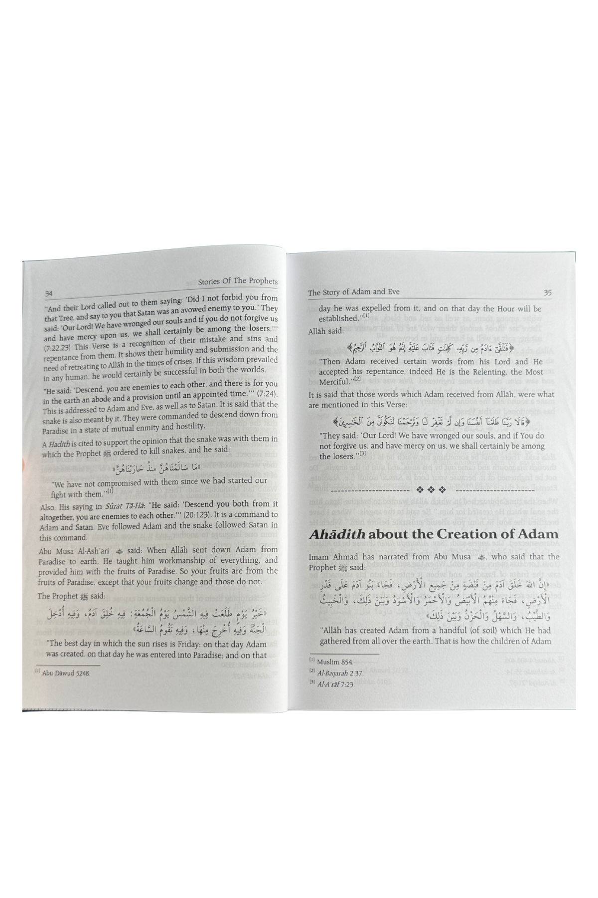Stories of the Prophets – pages from the chapter on the creation of Adam