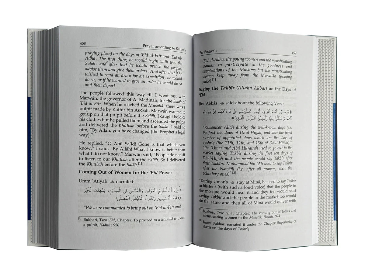 Prayer According to the Sunnah – pages on the Eid prayer