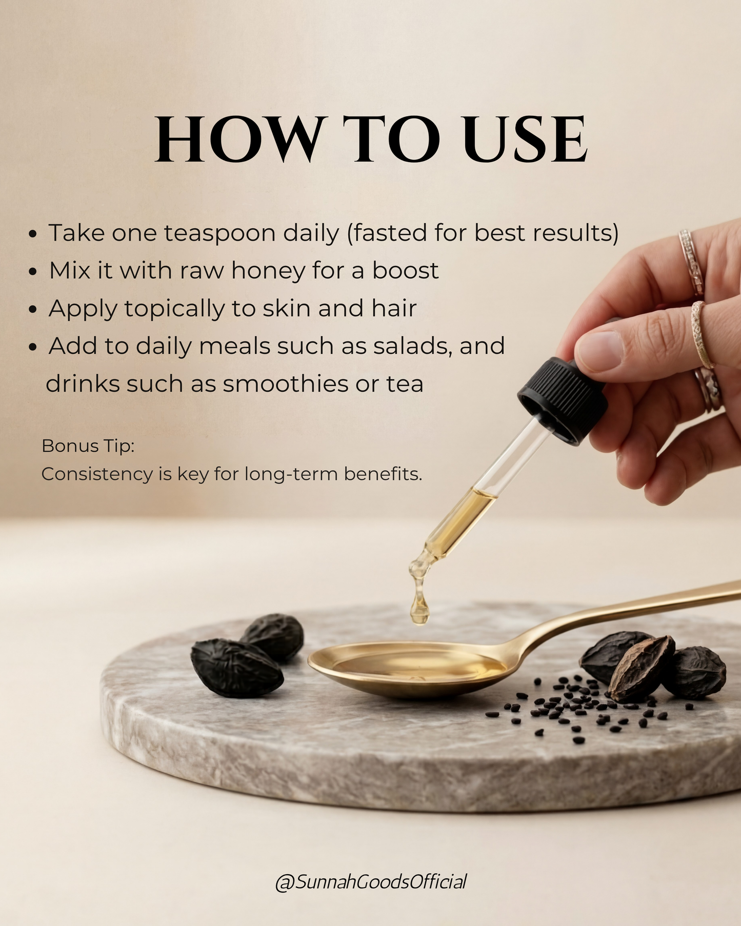 Sunnah Goods Black Seed Oil - 8oz