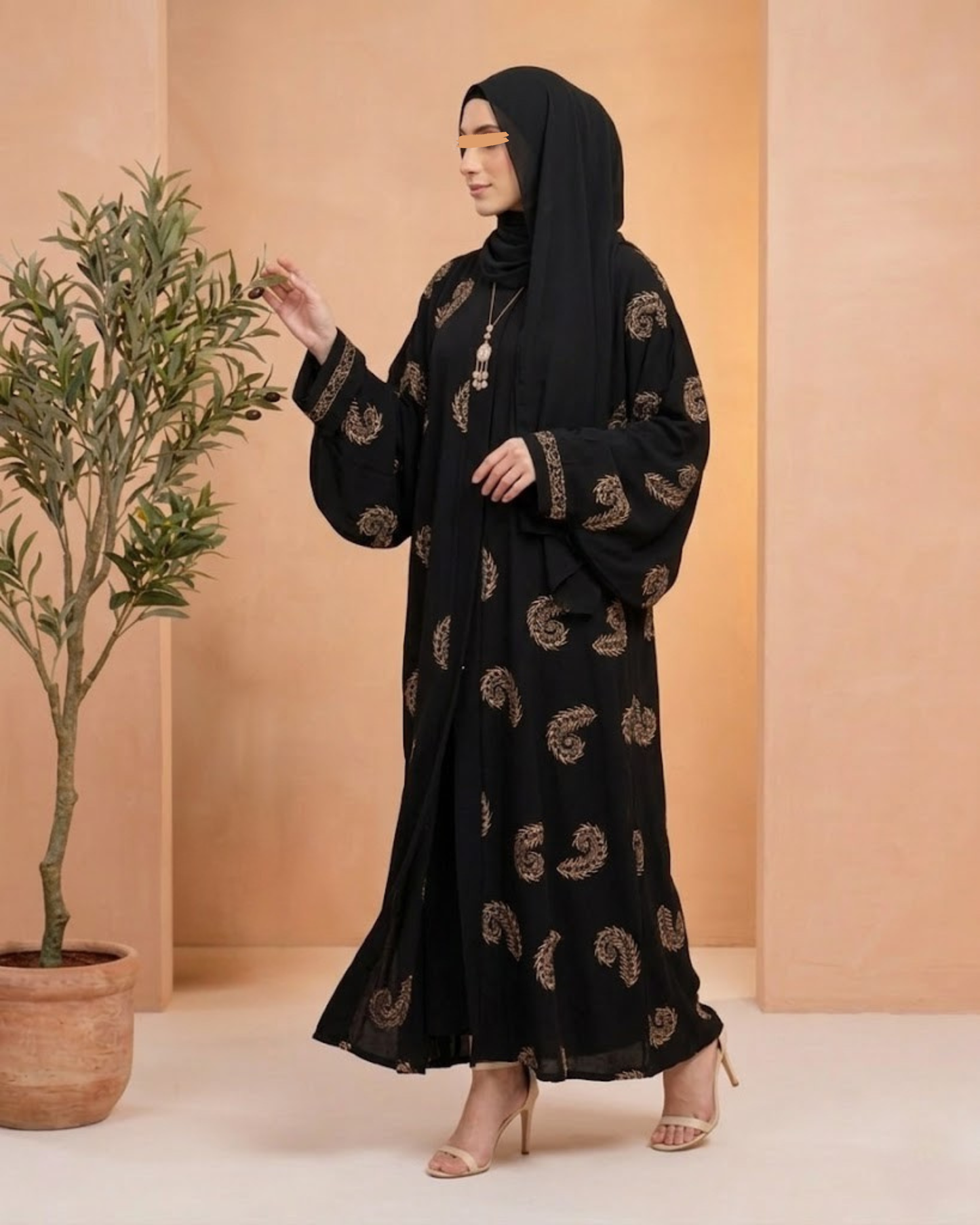 Black Abaya - Malhafa