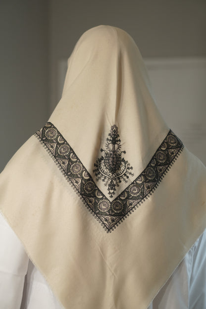 Premium Shemagh | Embroided | Lightweight | 50 x 50 in