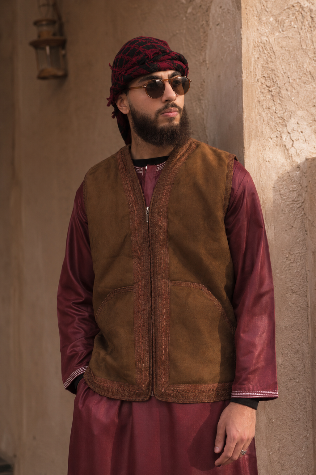 Moroccan Sadriya Vest – Wool Blend | Unisex