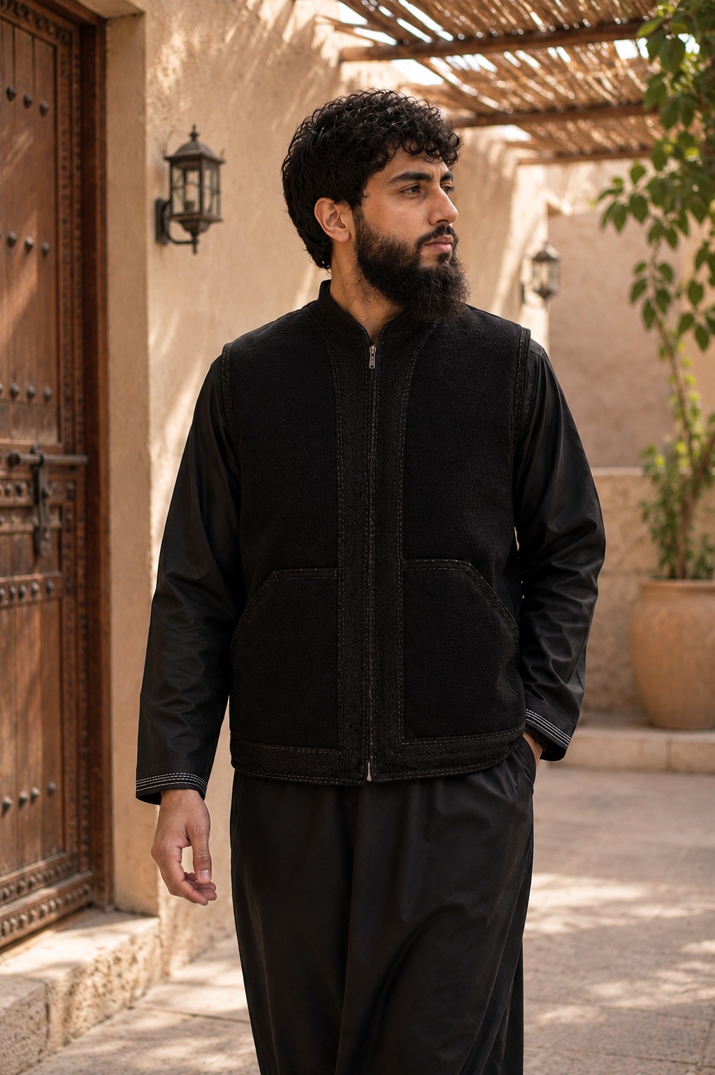 Moroccan Sadriya Vest – Wool Blend | Unisex