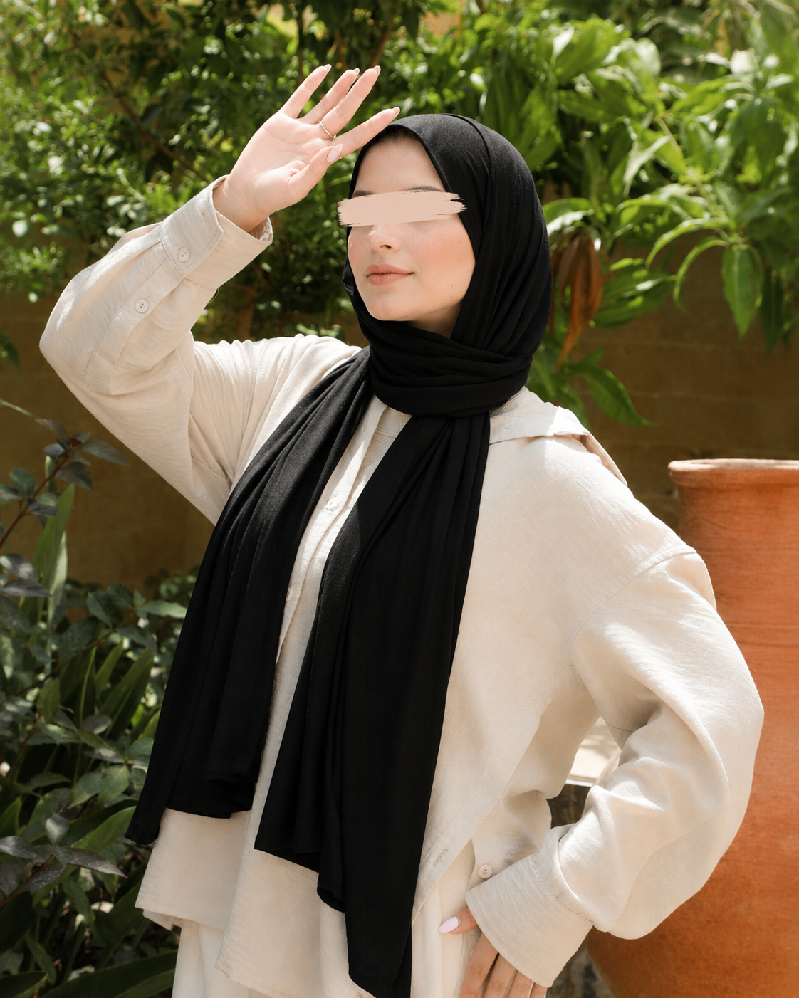 Black Jersey Hijab