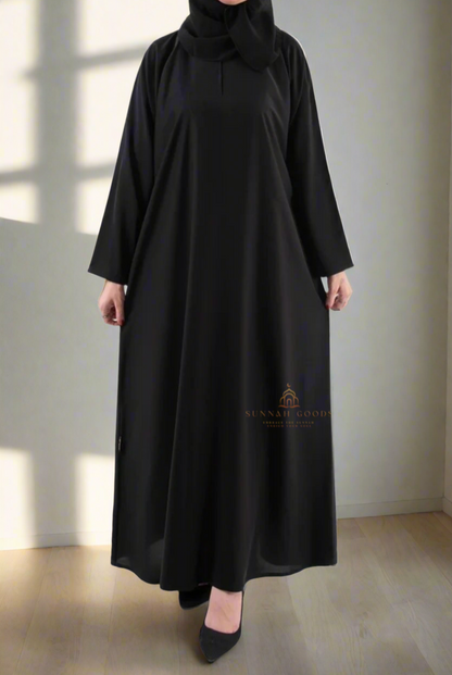 Black Plain Abaya – High-Quality, Modest & Elegant Islamic Wear for Everyday & Special Occasions