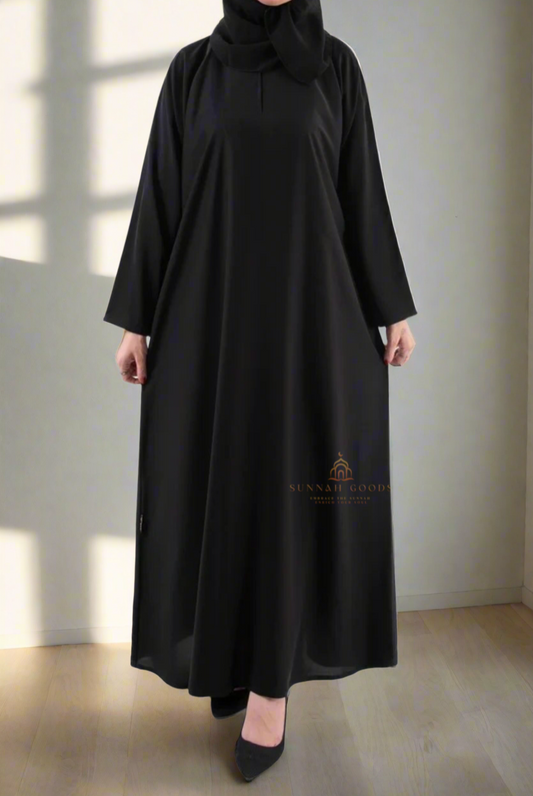 Black Plain Abaya – High-Quality, Modest & Elegant Islamic Wear for Everyday & Special Occasions