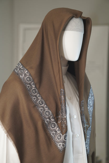 Premium Shemagh | Embroided | Lightweight | 50 x 50 in