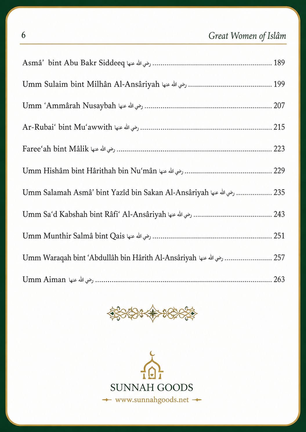 Great Women of Islam (Hardcover) – Those Given the Glad Tidings of Paradise