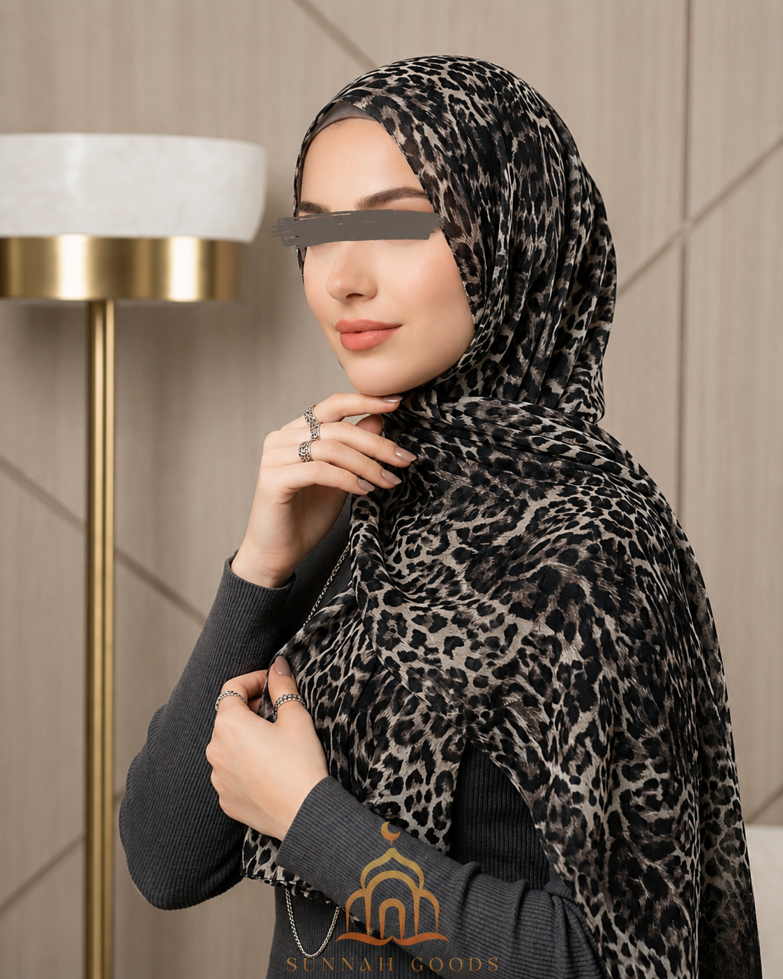 Animal Print Kuwaiti Cotton Hijab Collection – 200x75cm