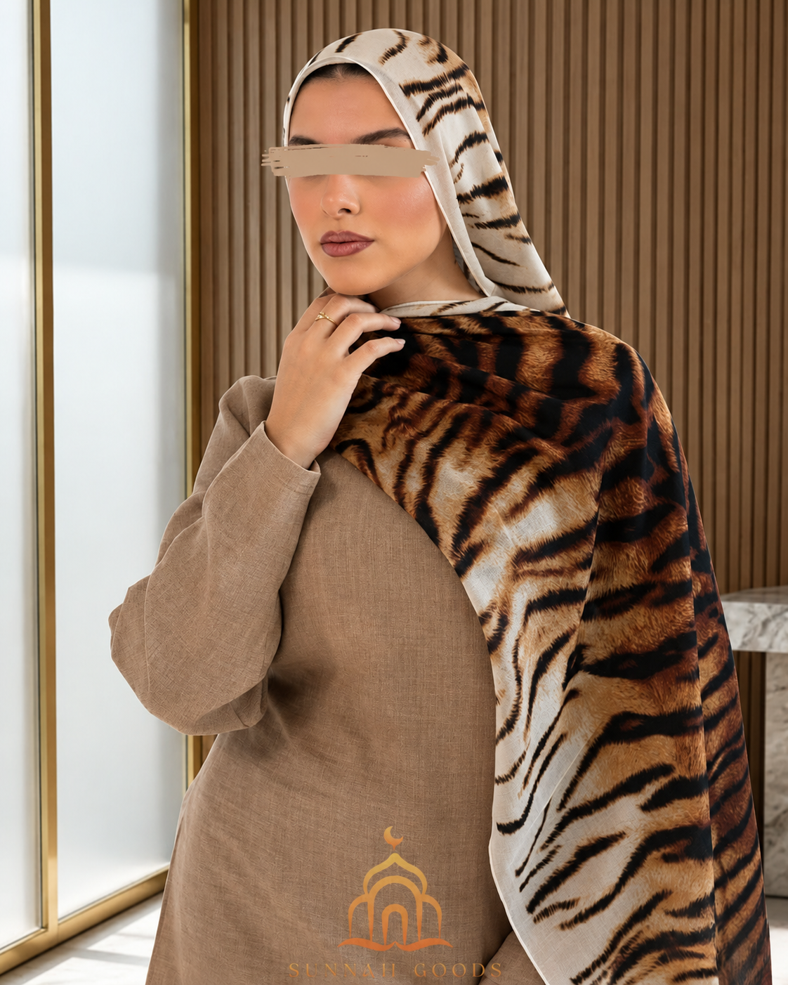 Animal Print Kuwaiti Cotton Hijab Collection – 200x75cm