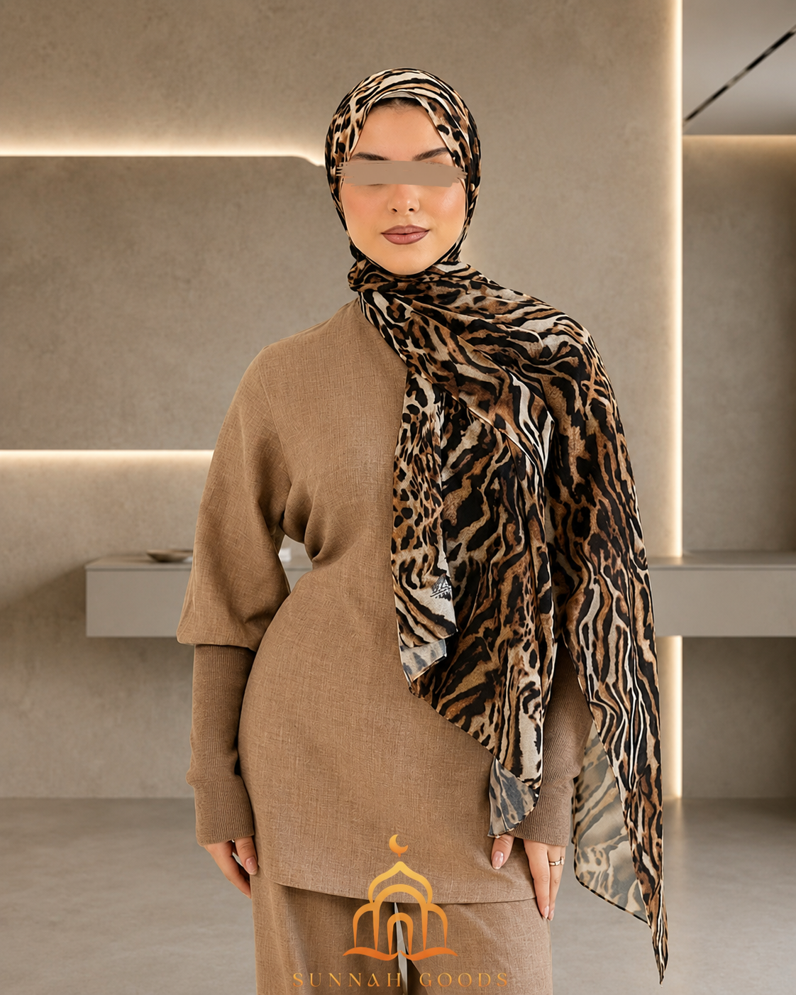 Animal Print Kuwaiti Cotton Hijab Collection – 200x75cm