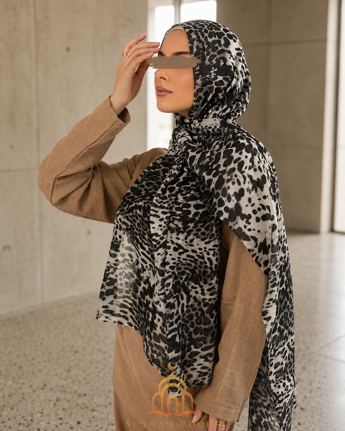 Animal Print Kuwaiti Cotton Hijab Collection – 200x75cm
