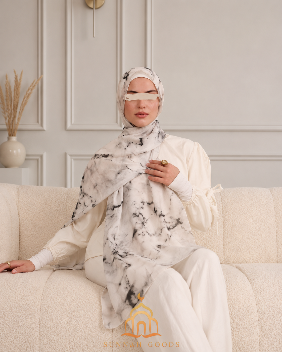 Digital Print Pastel Kuwaiti Cotton Hijab Collection  – 200x75cm