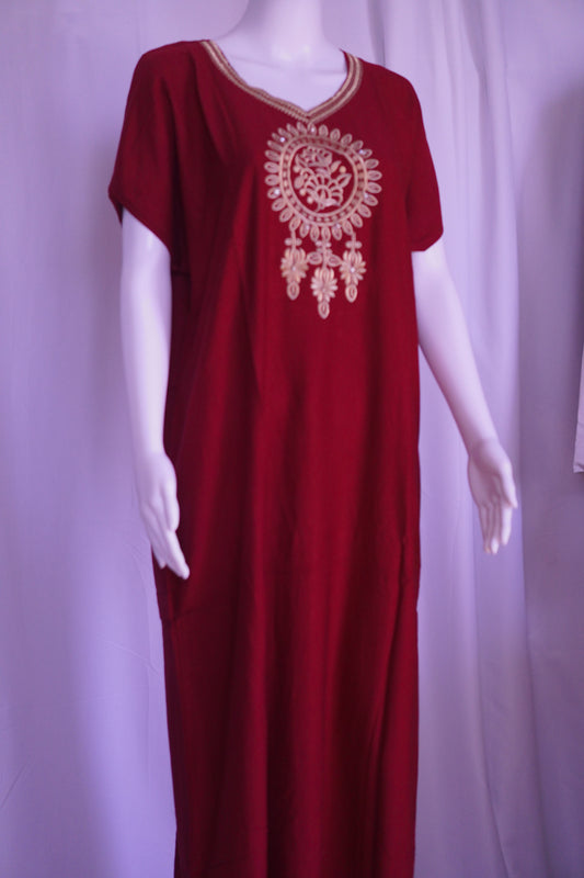 One Size Algerian Kaftan – Authentic Handmade Dress | Elegant Occasion Wear