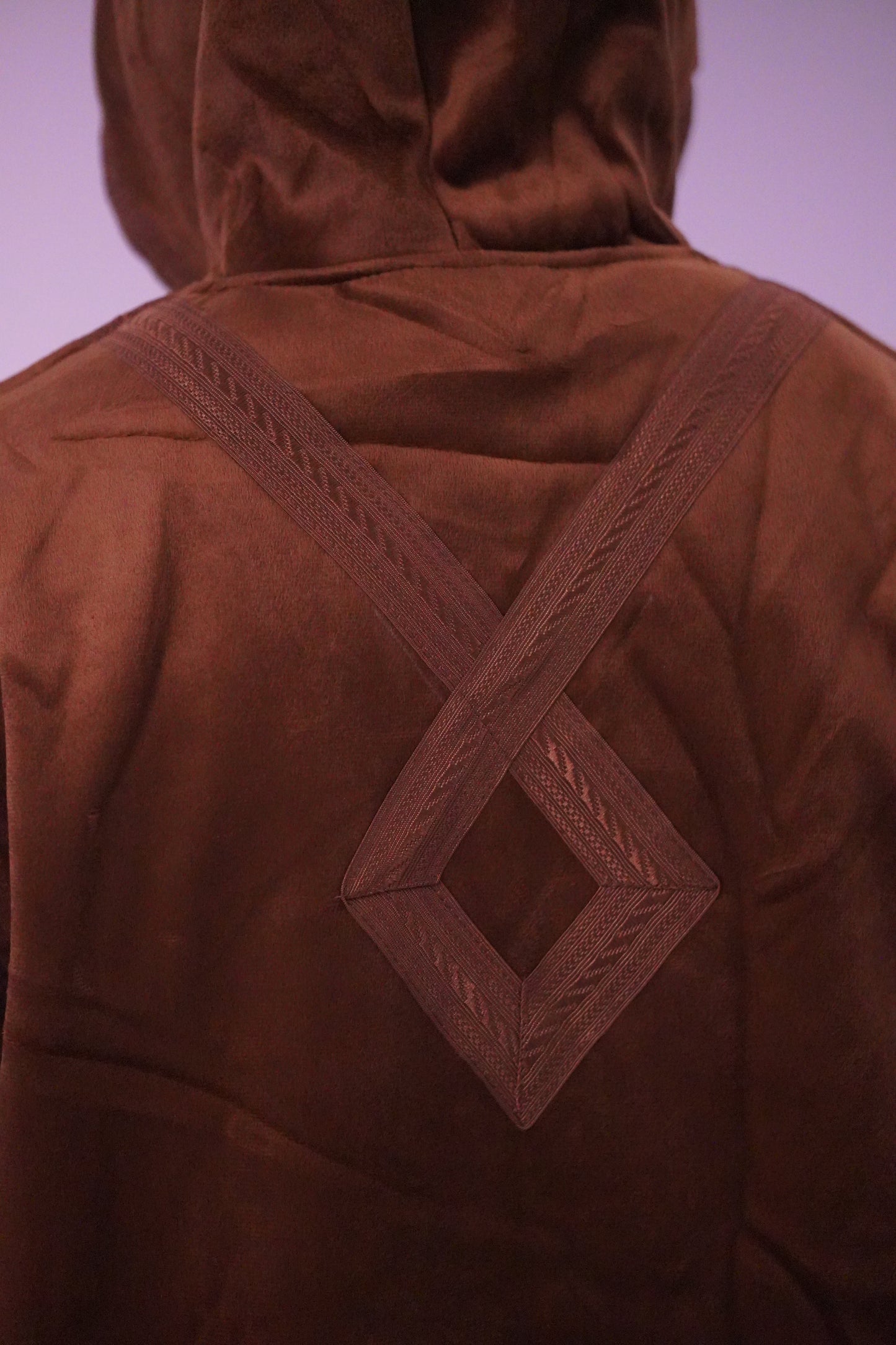 Luxury Moroccan Farwa Coat – Wool & Cotton | Full Zip | Unisex