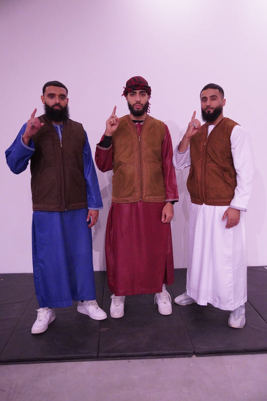 Luxury Moroccan Sadriya Vest – Wool Blend | Unisex