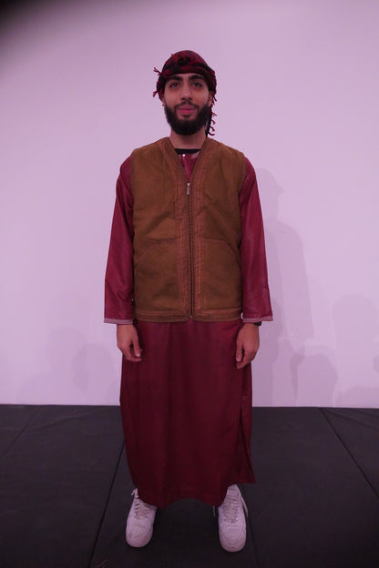 Luxury Moroccan Sadriya Vest – Wool Blend | Unisex