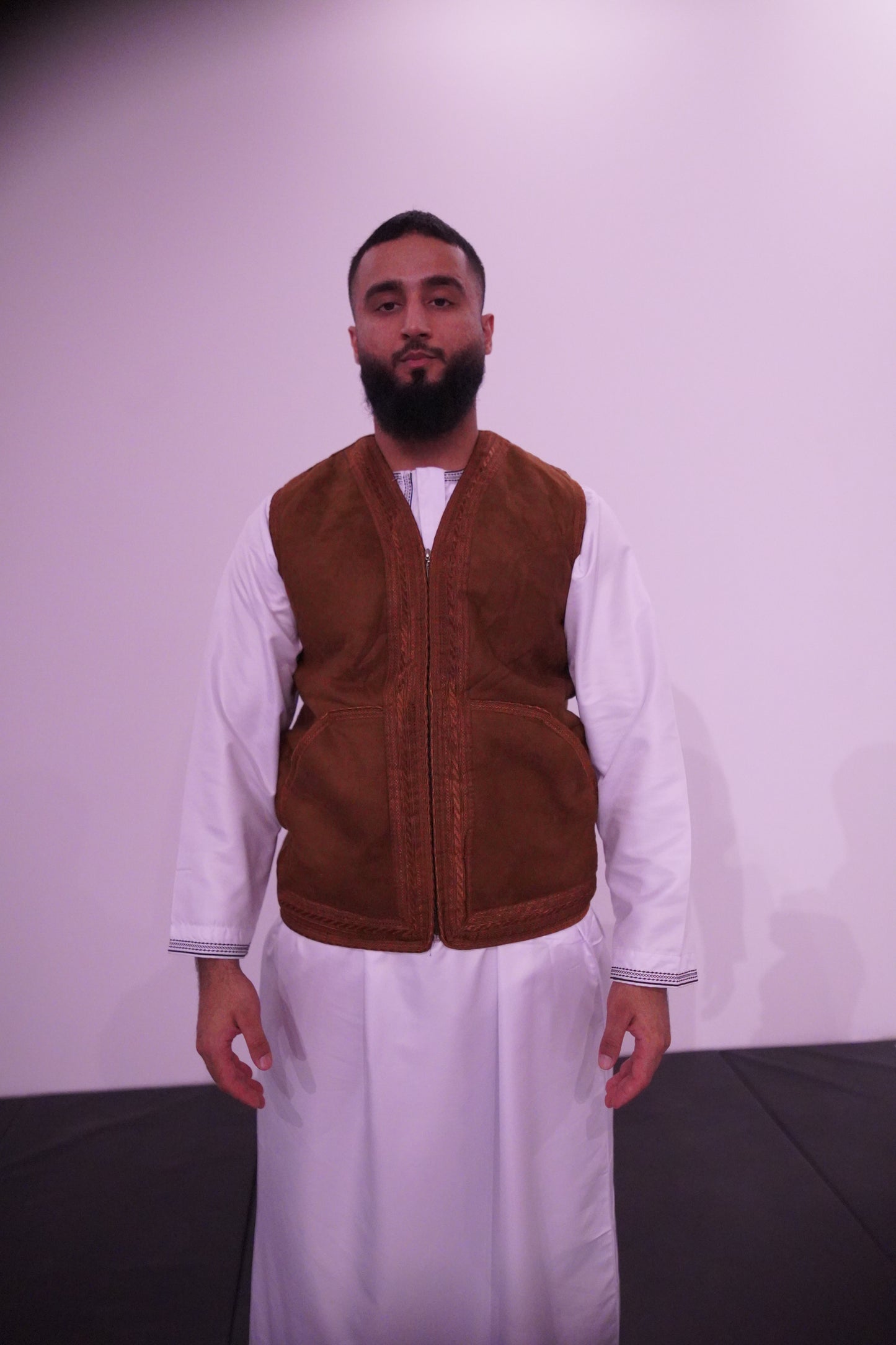 Luxury Moroccan Sadriya Vest – Wool Blend | Unisex