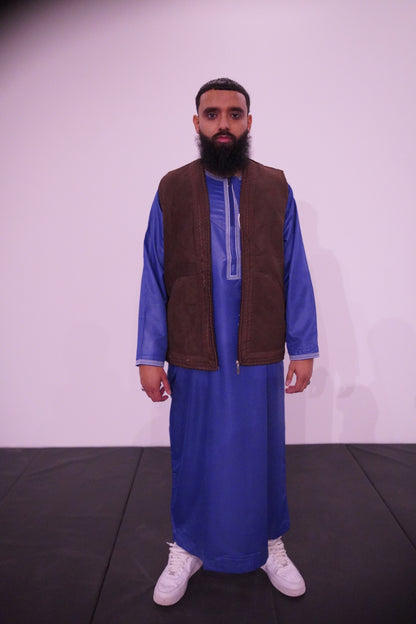 Luxury Moroccan Sadriya Vest – Wool Blend | Unisex