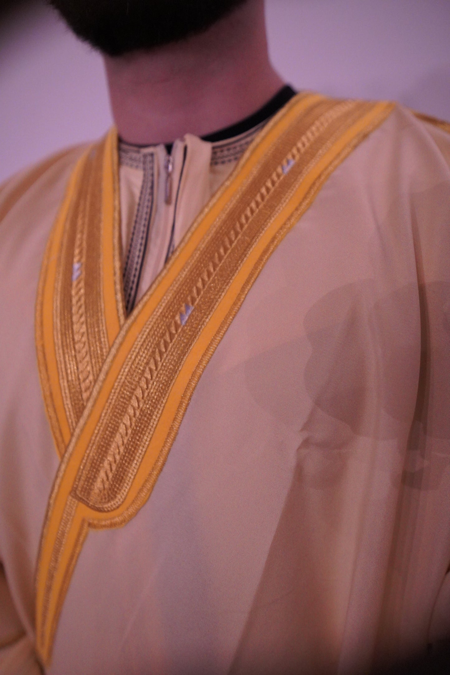 Luxury Full-Sleeve Bisht with Gold Embroidery – 5 Elegant Colors