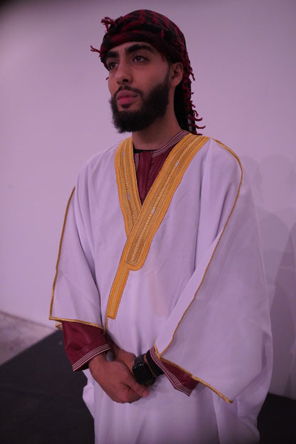 Luxury Full-Sleeve Bisht with Gold Embroidery – 5 Elegant Colors