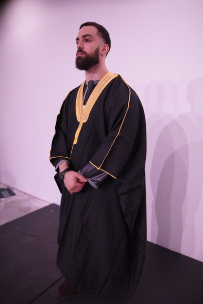 Luxury Full-Sleeve Bisht with Gold Embroidery – 5 Elegant Colors