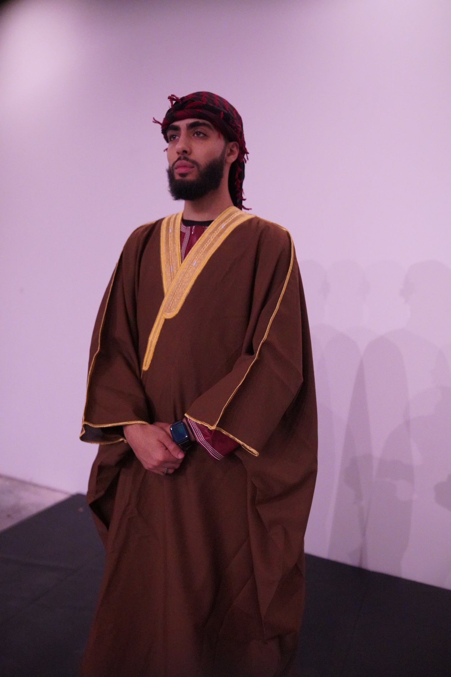 Luxury Full-Sleeve Bisht with Gold Embroidery – 5 Elegant Colors