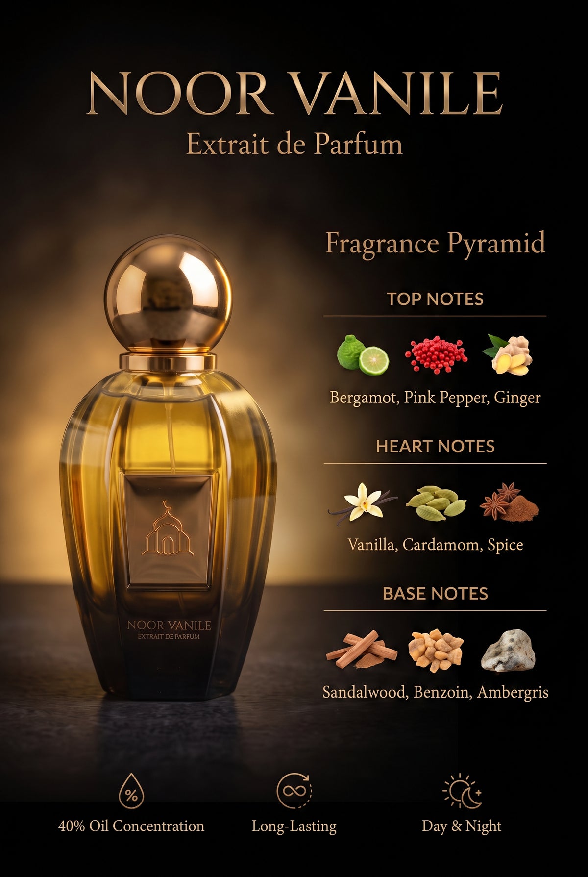 Noor Vanile – Extrait de Parfum