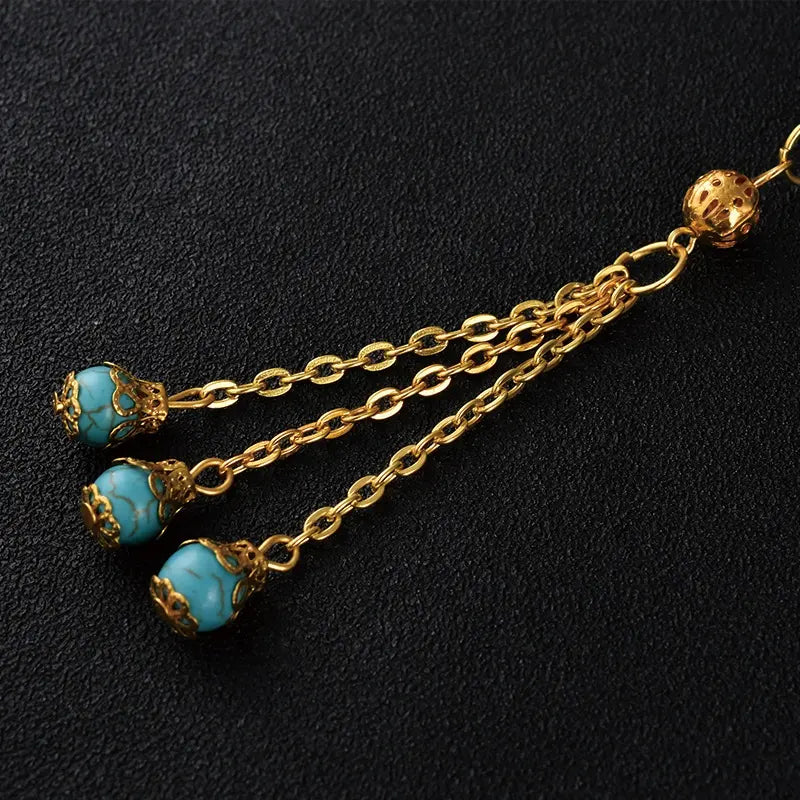 The Horizon’s Misbaha: Turquoise Stone - 33 Beads, 10mm