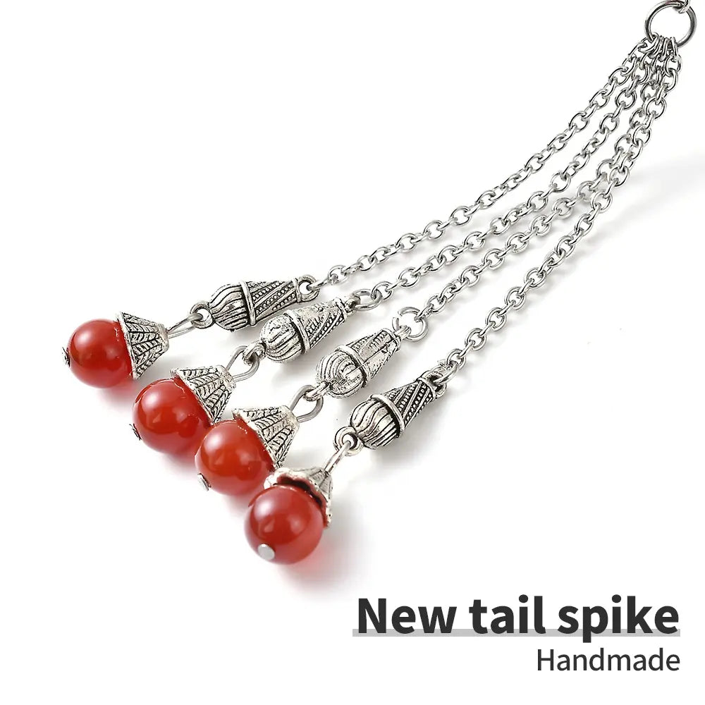 The Heritage Misbaha: Yamani Red Aqeeq Stone - 33 Beads, 10mm