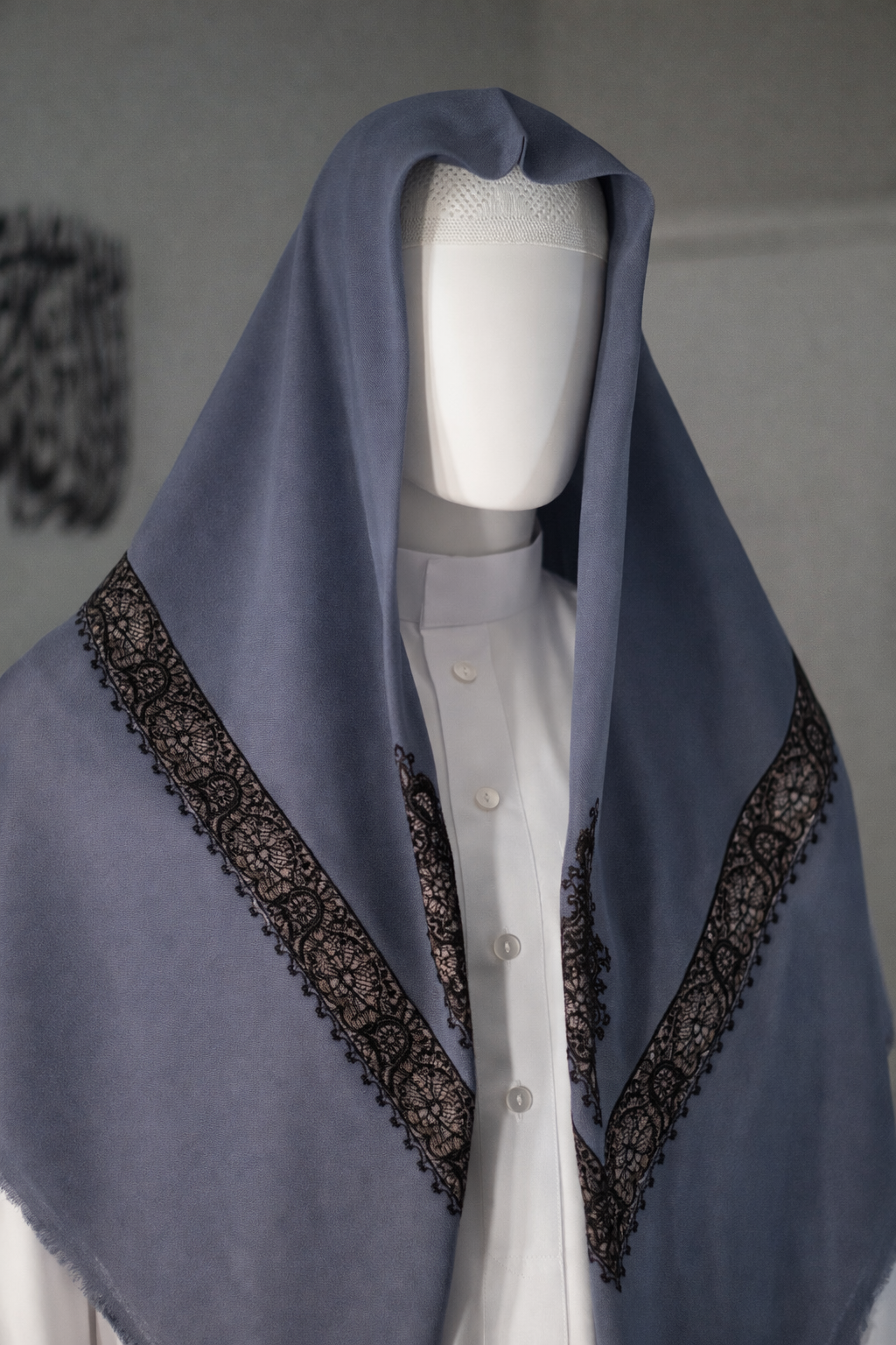 Premium Shemagh | Embroided | Lightweight | 50 x 50 in