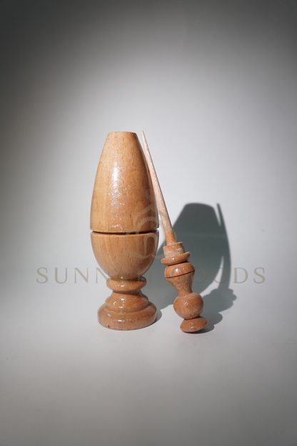 Kohl Applicator Beech Wood Large Round