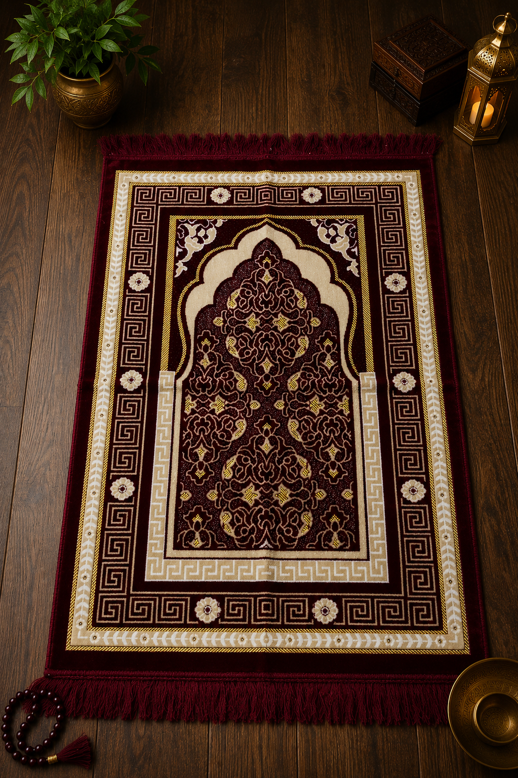 Lightweight_Turkish_Prayer_Mat_Burgendy