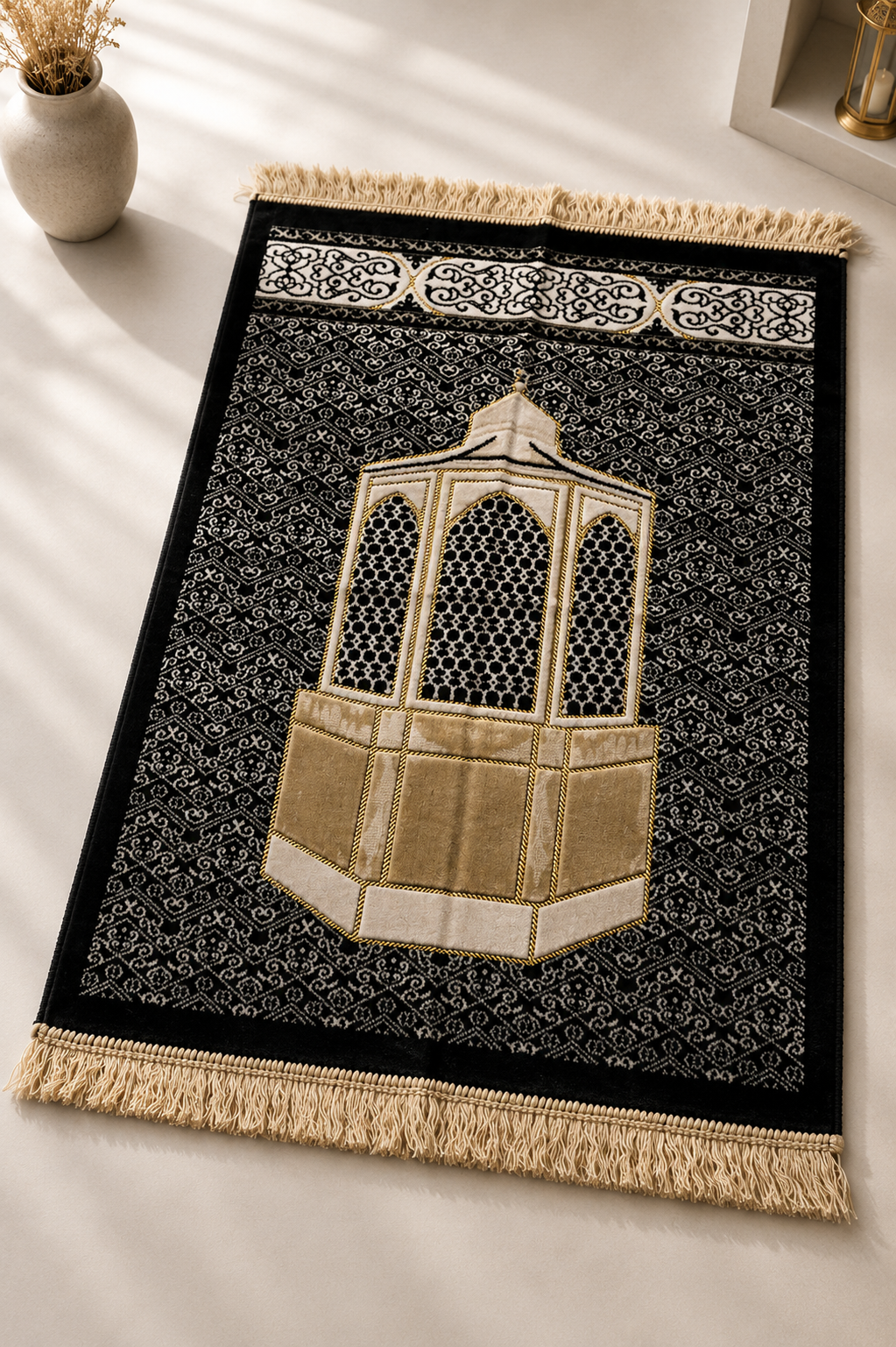 Lightweight Turkish Prayer Mat maqam ibrahim