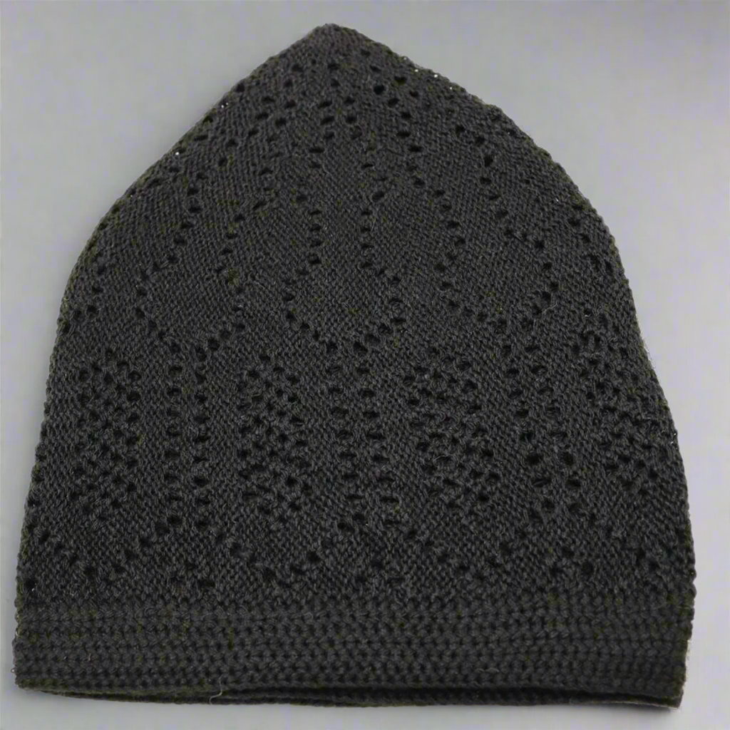 Sunnah Goods Men's Knit Kufi Cap black