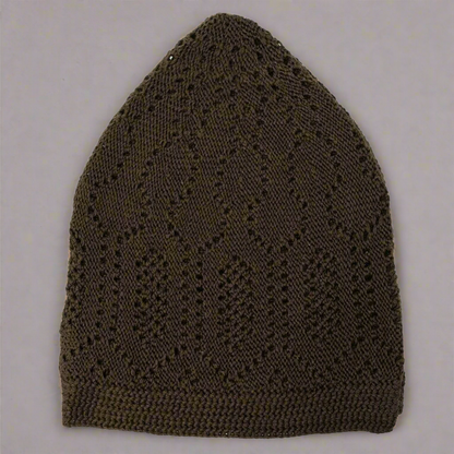 Sunnah Goods Men's Knit Kufi Cap brown