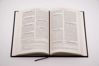 The Clear Quran – open book showing the English translation pages