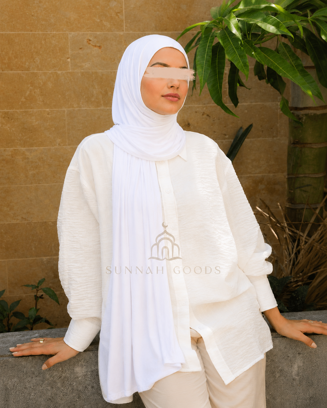 White Jersey Hijab
