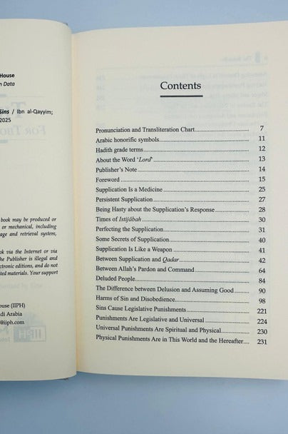 The Remedy for Those Victimized by Sins – table of contents